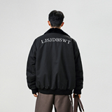 双面穿刺绣反领夹克宽松皮草保暖外套XZ507-1MY8022P105大货备，男装夹克，星座507-1