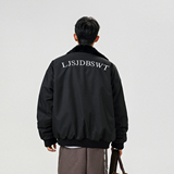 双面穿刺绣反领夹克宽松皮草保暖外套XZ507-1MY8022P105大货备，男装夹克，星座507-1