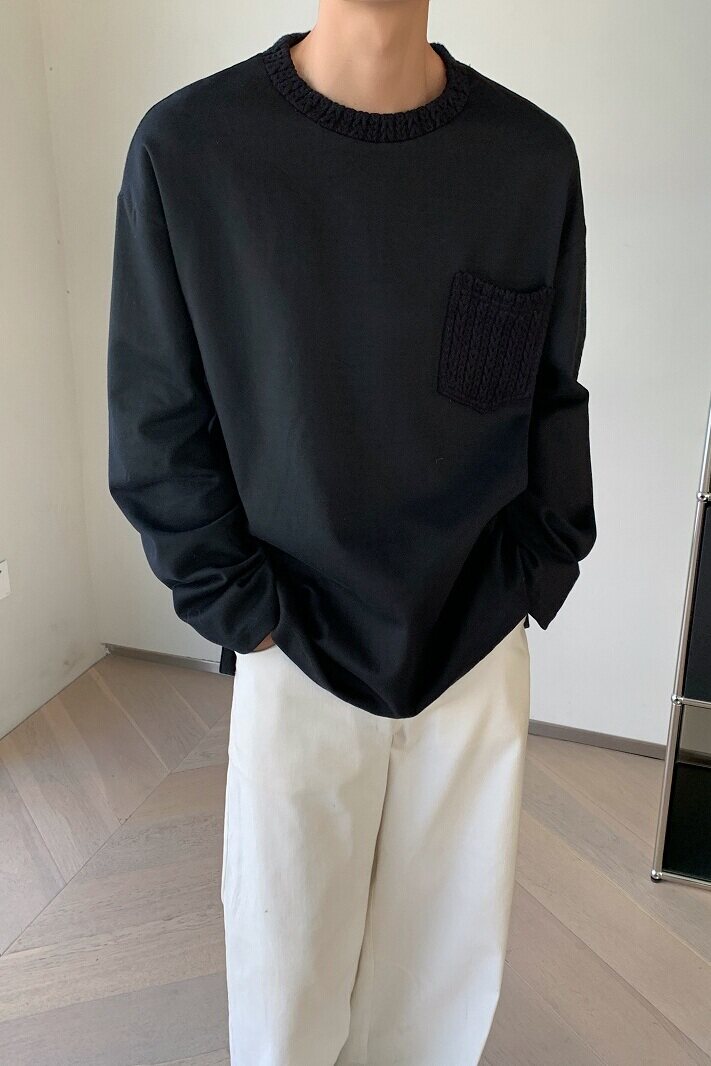 24设计师款针织元素时尚潮痞帅慵懒长T恤XZ507-1T2018P45大货备,男装T恤,星座507-1