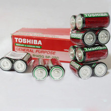 TOSHIBA 东芝 2号 3号 碳性电池 原装干电池 钟表专用电池 R14SG
