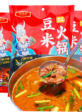 遵义糟辣豆米火锅底料516g