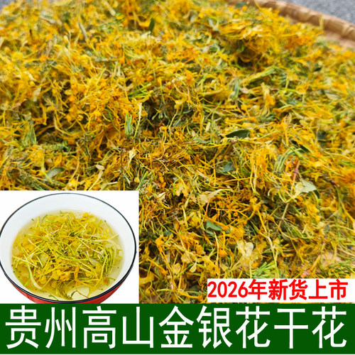 贵州金银花干花深山采摘