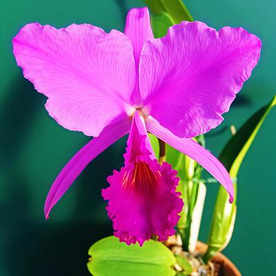 进口稀有卡特兰原生种C.trianaei rubra 