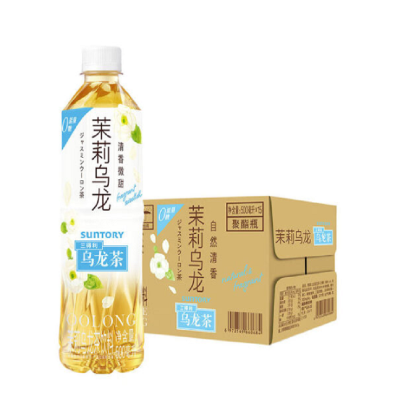 三得利 茉莉乌龙茶 茶饮料 500ml*15瓶整箱装怎么样,好用不?