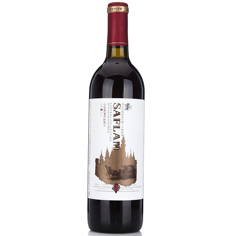 西夫拉姆SAFLAM 红酒酒堡珍藏干红葡萄酒珍稀30年老树750ml 单支
