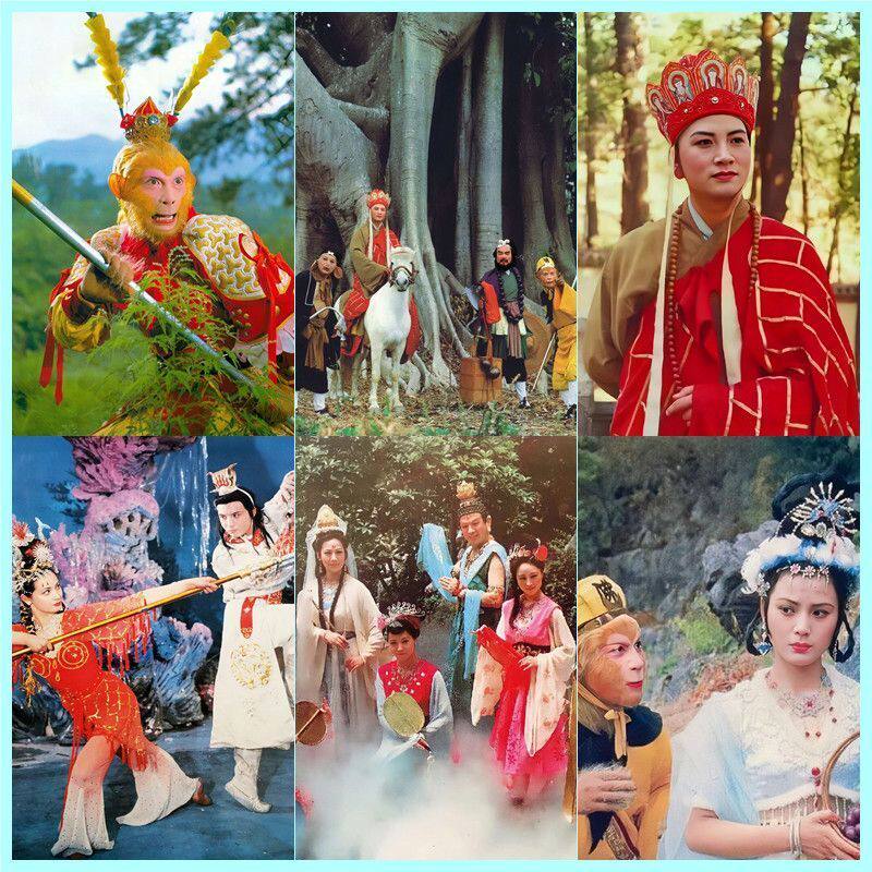 西游记复古怀旧海报收藏高清写真贴画酒吧餐厅装饰画不干胶贴纸