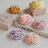 牡丹花造型蜡烛生日氛围礼物高颜值熏烛创意花朵香薰蜡烛教师赠礼