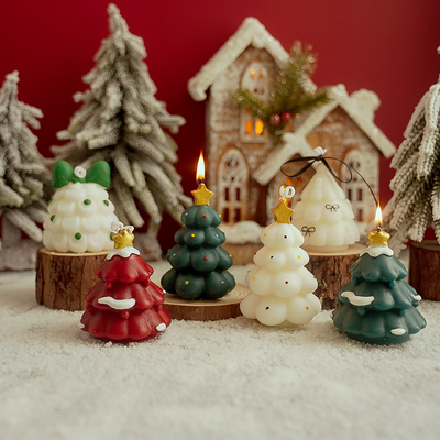 圣诞树香薰蜡烛伴手礼创意氛围感