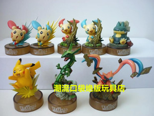 现货正版剧场版限定海洋堂瓶盖 正电负电拍拍 刚比兽  皮卡丘