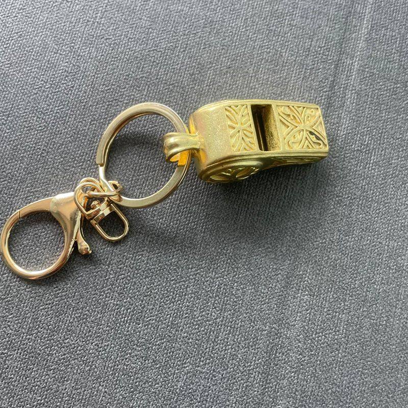 纯黄铜户外求生儿童哨子裁判口哨