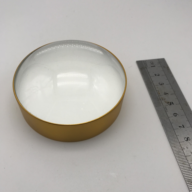 大凸镜馒头玻璃加厚镜片20倍