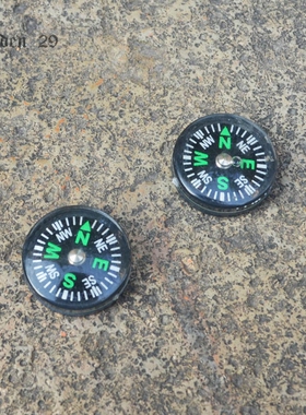 2.5Cm注油迷你塑料配件指南针 实验教学指北针便携指向旅游户外