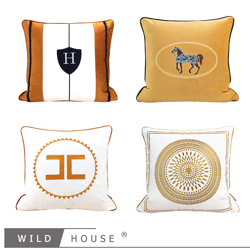 wildhouse抱枕北欧风民宿酒店