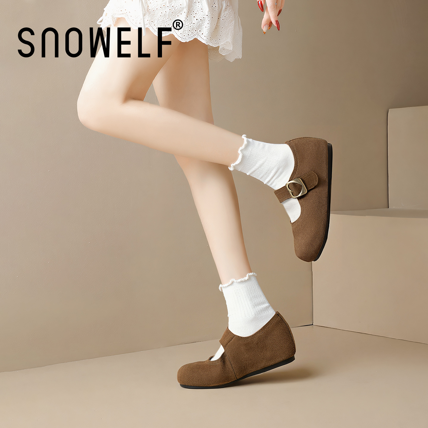 SNOWELF【全包厚底勃肯鞋女款】
