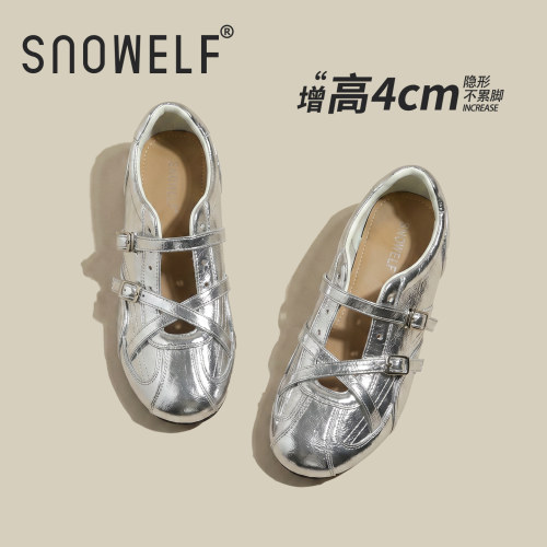 4cm增高~透气不闷脚绝美玛丽珍