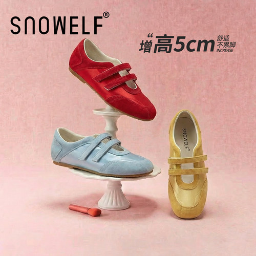 snowelf~芭蕾风厚底玛丽珍凉单鞋