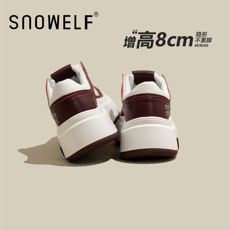 Snowelf软底松糕厚底运动休闲鞋