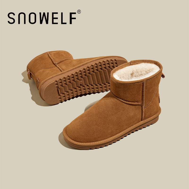 snowelf2025冬季雪地靴保暖