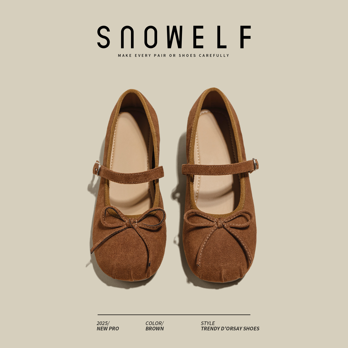SNOWELF【复古芭蕾玛丽珍单鞋】