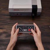 八位堂N30 实体连发键 即插即用 2.4G无线复古手柄 NES游戏机专用