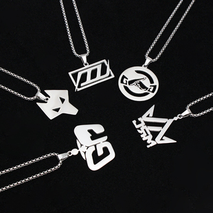 GG MRC DOU5 GR战队标志项链第五人格游戏周边粉丝应援物挂件