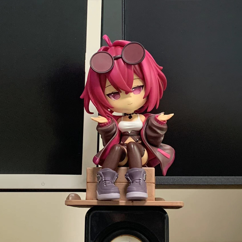 蹦坏 星穹鉄道 卡芙咔 Q版坐姿美少女GK手办潮玩雕像模型摆件