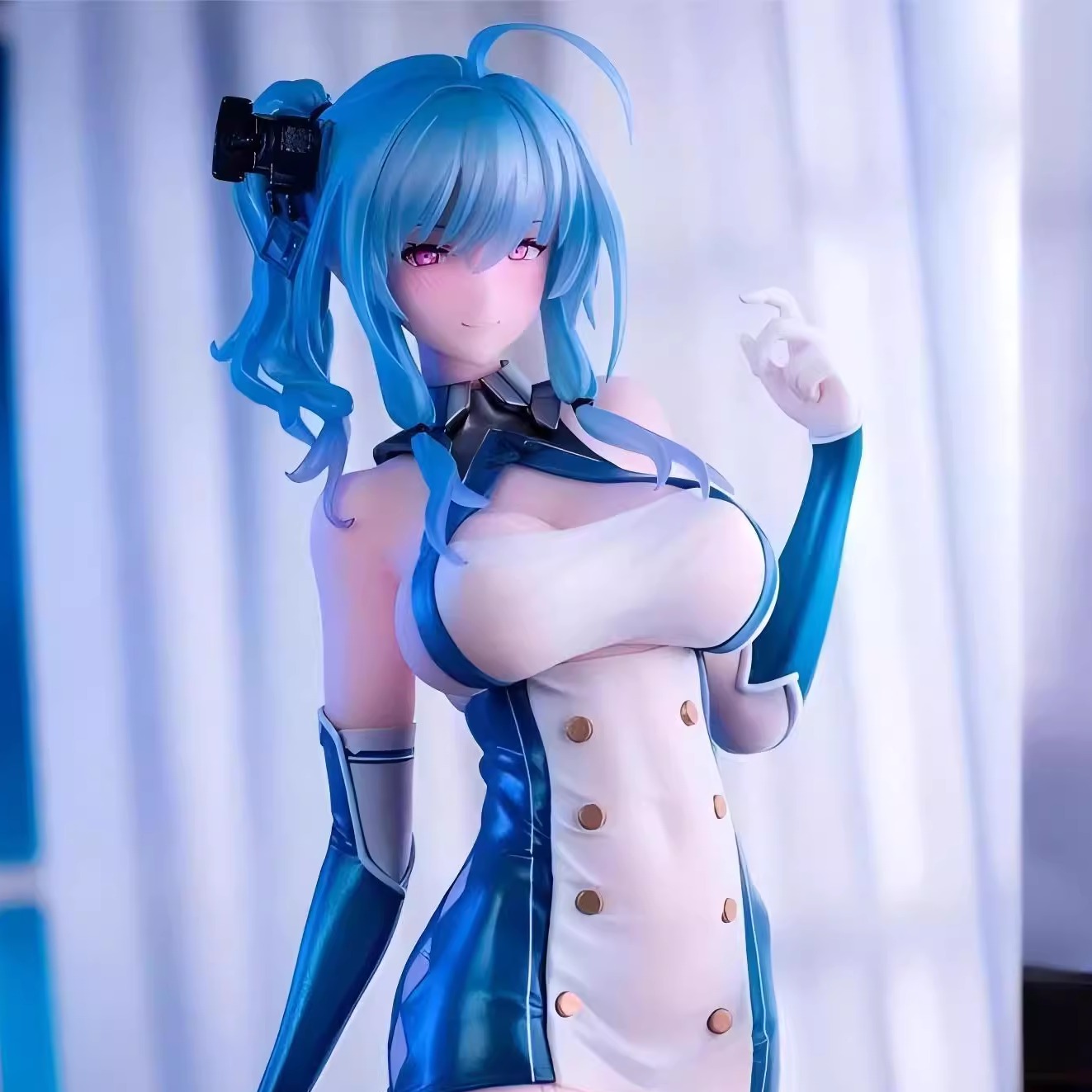 碧蓝航线圣路易斯美少女手办圣姨舰娘动漫二次元桌面机箱摆件男生