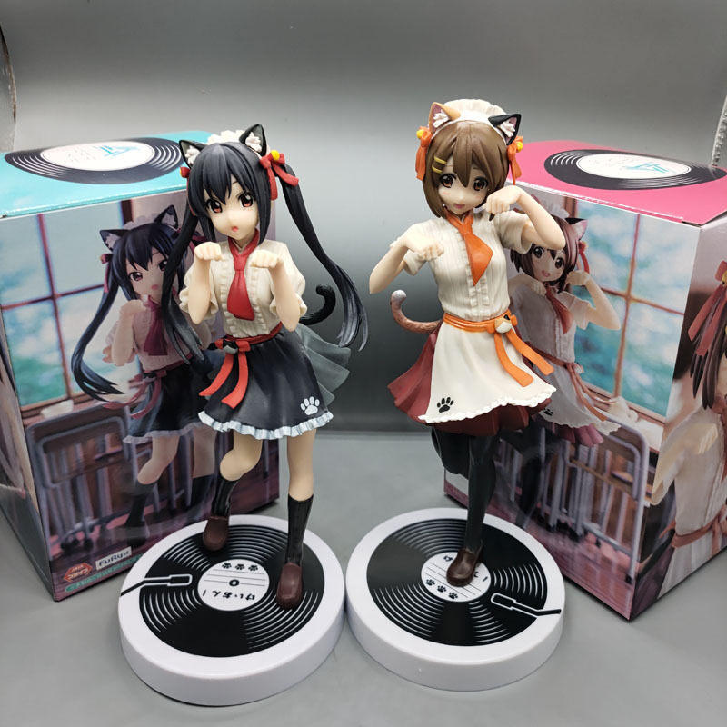 批发/代发 轻音少女 平泽唯猫咪中野梓 景品手办 动漫周边摆件