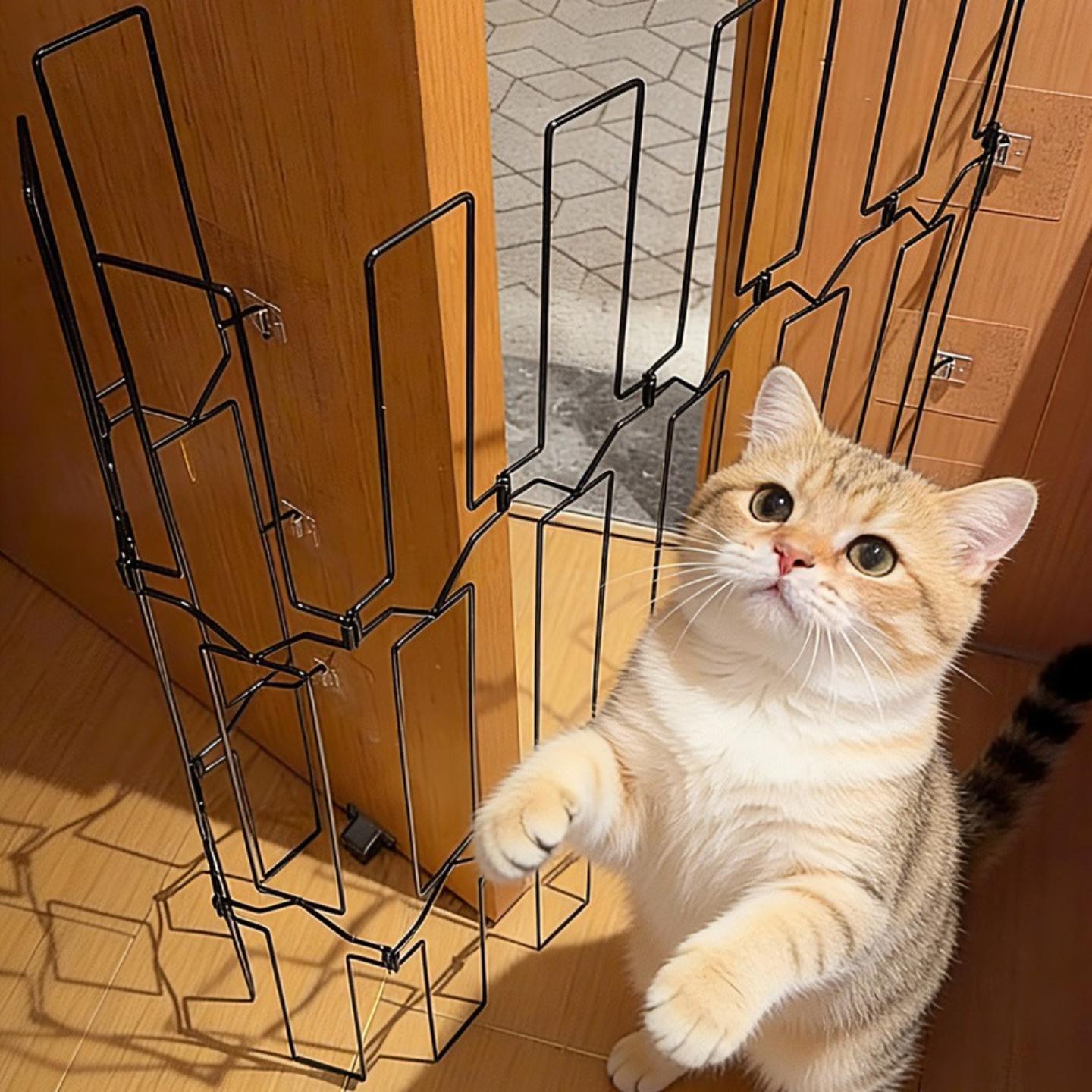 拦猫房门折叠宠物围栏室内家用图片