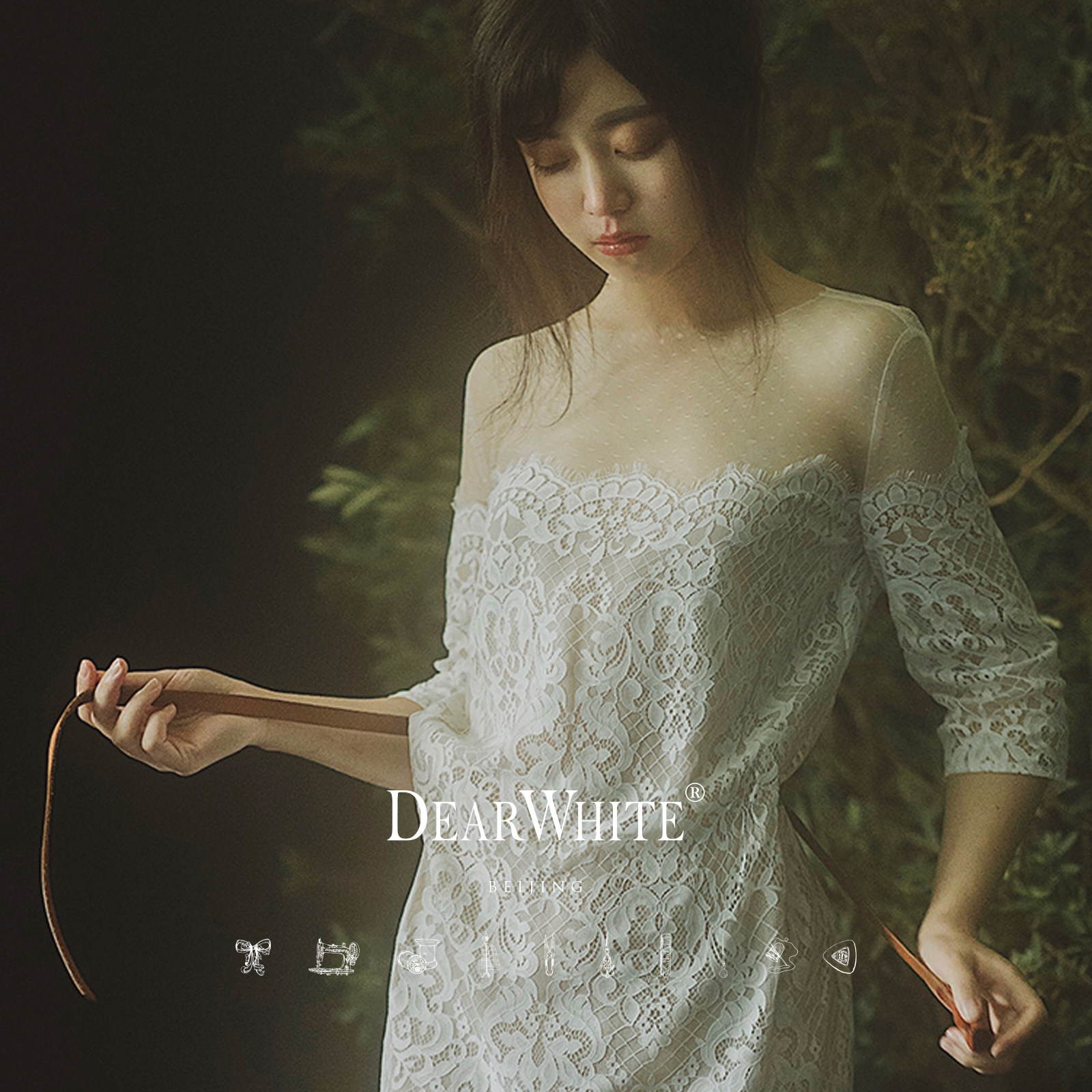 Dear white<Pinellia wind>bride Chiffon Lace Travel Photography Little Dress Wedding dress Out of yarnin the Women's clothing/Boutique , Wedding/Cheongsam/Formal dress , Wedding  category - from Buy2taobao.com to provide professional Taobao agent buy service