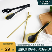 MSQUARE Silicone Sketch Spoon Spoon Clip Clip Outdoor Barbecue Camping Picnic Пикник