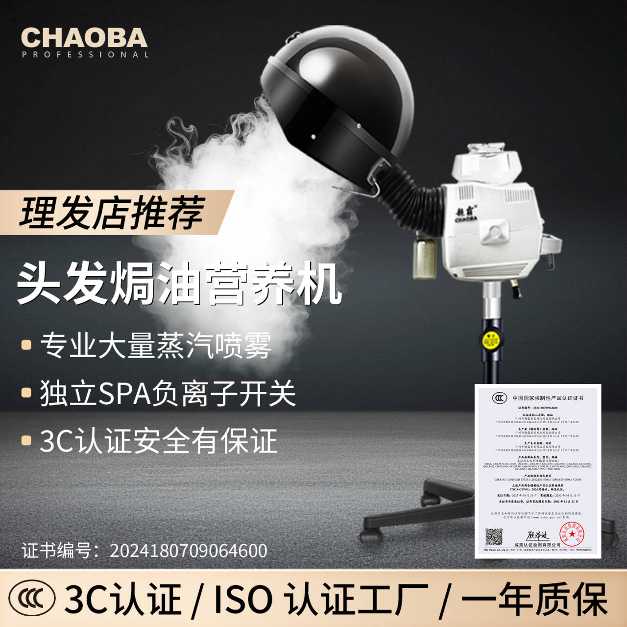 超霸cb-l8822负离子护发焗油机图片