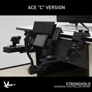 VKBSIM金属支架组合 — Ace 适用于Gunfighter带TMW油门HOTAS