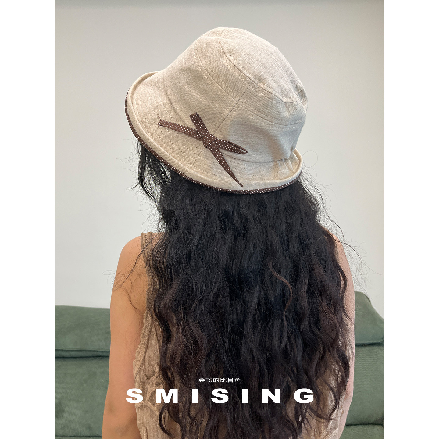 超好看的渔夫帽女防晒防紫外线女春夏双层帽百搭休闲蝴蝶结盆帽子