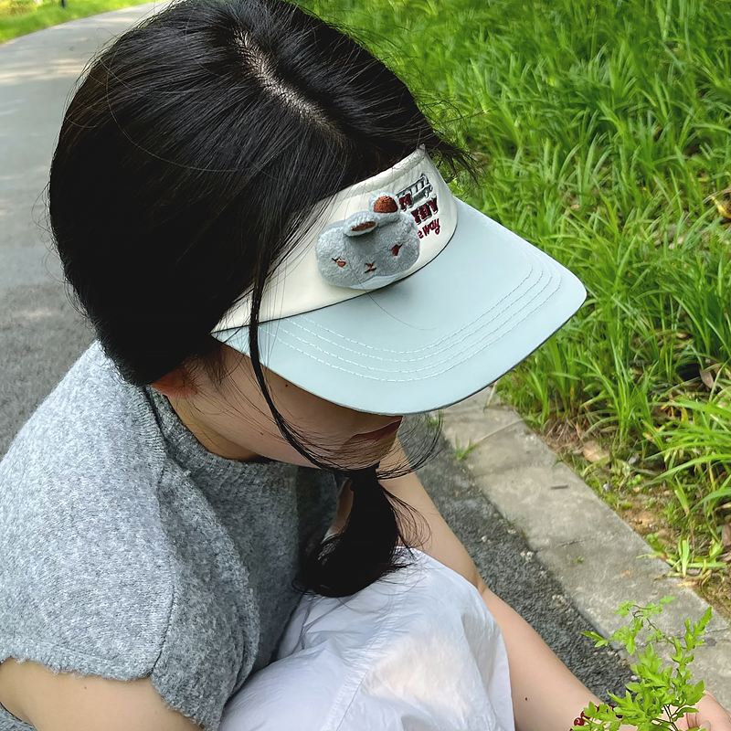 空顶帽逛街韩版女夏季