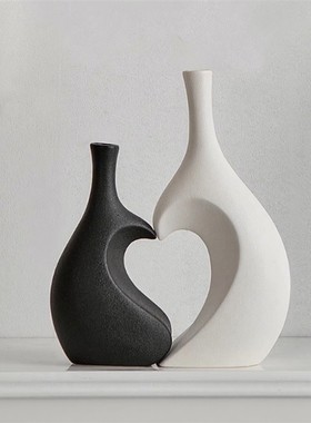 2025新款现代艺术简约摆件酒柜装饰品轻奢高档客厅玄关高级感小众