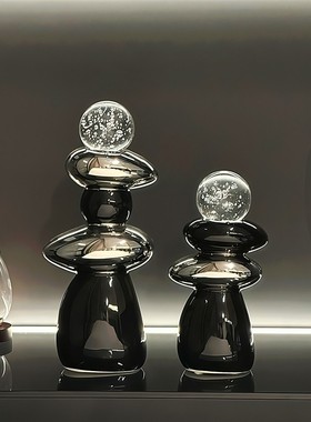 高级感时来运转书房桌面摆件乔迁礼物办公室玄关客厅电视柜装饰品