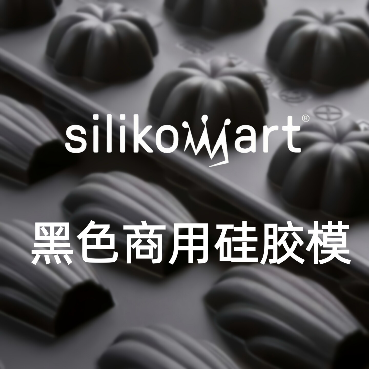 Silikomart意大利进口黑色商用硅胶模烘焙法式甜品布丁蛋糕磨具