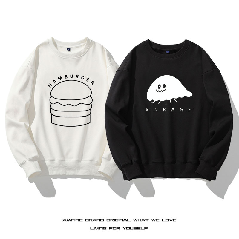 圆领卫衣卡通动漫宽松衣服