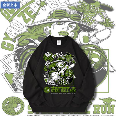 舒适面料卡通动漫宽松卫衣