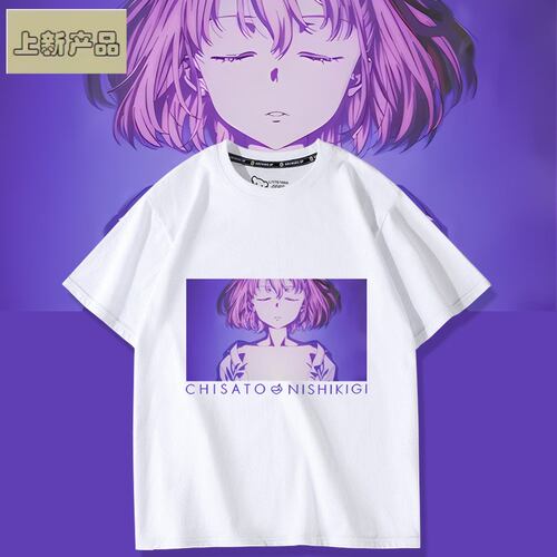 莉可丽丝Lycoris Recoil ROOTOTE千束周边短袖T恤男女夏季上衣服