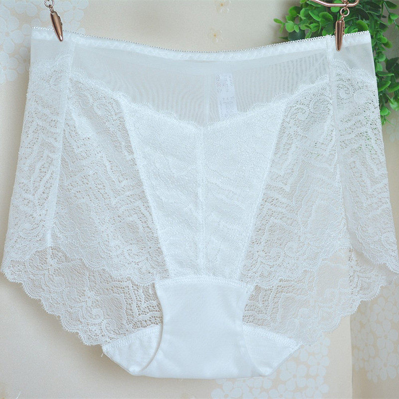 出口单高腰白色黑色女内裤裆纯棉蕾丝网眼三角裤无痕舒适透气大码,女士内衣/男士内衣/家居服,女三角裤,淘宝优惠券,粉丝福利购,淘宝优惠卷