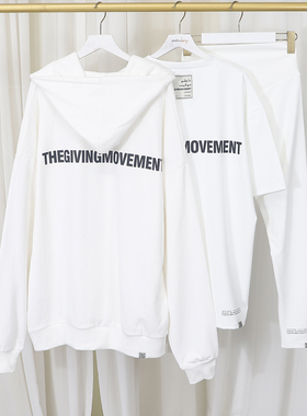 TGM 新款女装三件套宽松套头连帽卫衣+短袖T恤打底裤跨境时尚潮牌