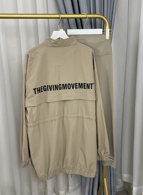 TGM洋气新款爆款时尚荷叶边风衣中长款+打底裤大码夹克情侣装工装