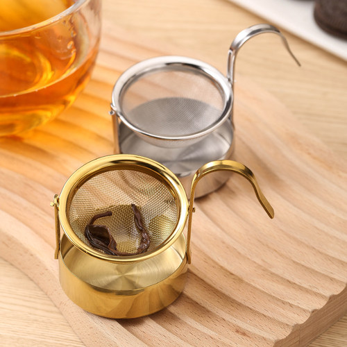 含底座不锈钢茶漏创意茶虑器