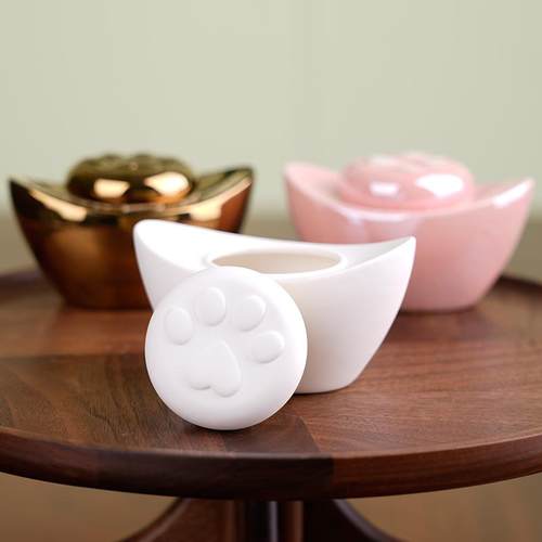 陶瓷招财猫摆件开业礼品