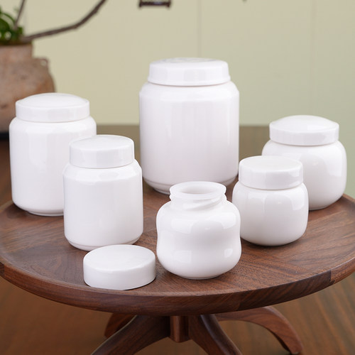 珍福器硅胶盖防漏陶瓷蜂蜜密封罐