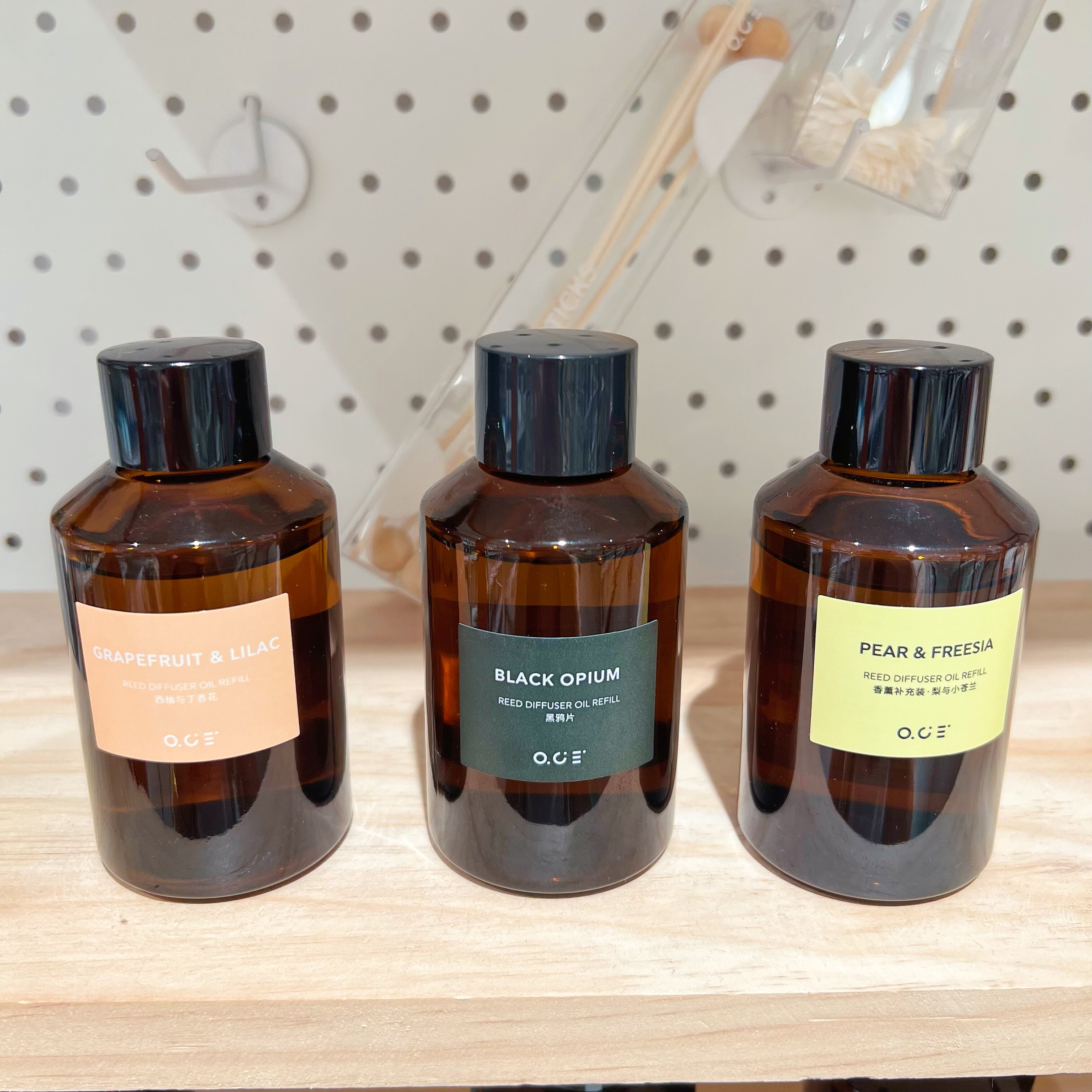 茶色玻璃瓶无火香薰补充液清新持久卫生间房间香水液体香氛补充装