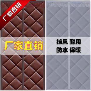 磁吸门帘家用防风防水加厚隔断帘子保温隔热保暖厚实魔术贴牢固