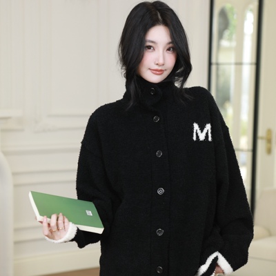 2025新款小高领女款软糯睡衣套装